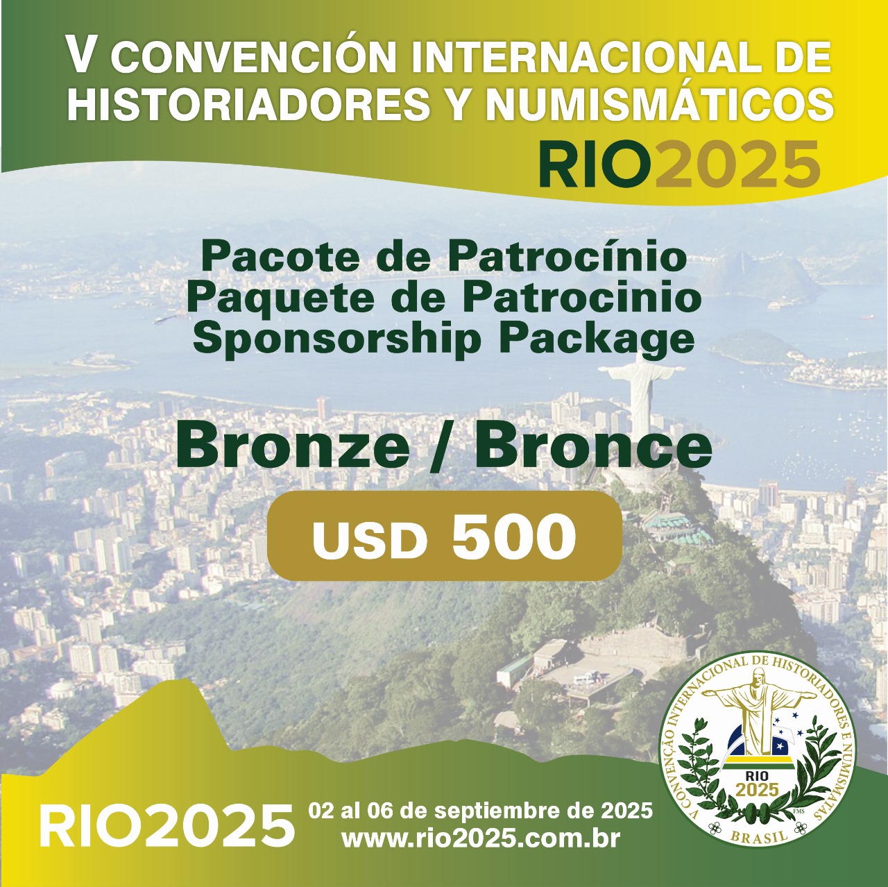 Bronce - USD 500
